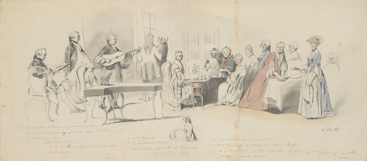 Tea Party at the Prince de Conti