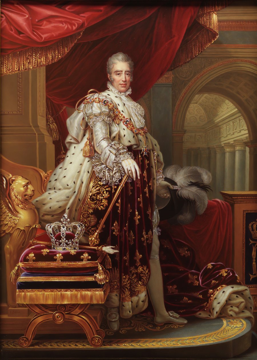 Charles X, King of France, after Gérard, 1829 by Henry Bone