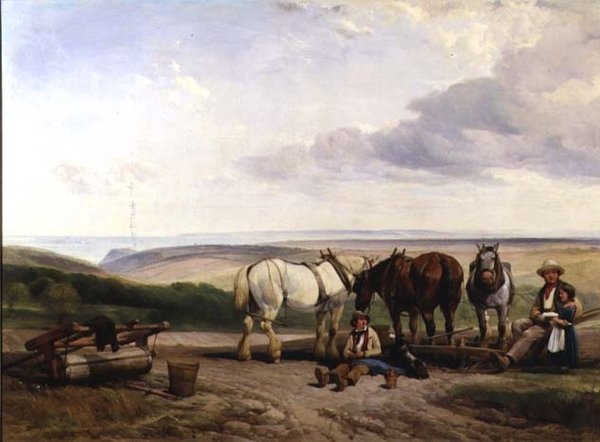 The South Side of the Vale of Ecclesborne, Near Hastings, East Sussex by Henry Brittan Willis