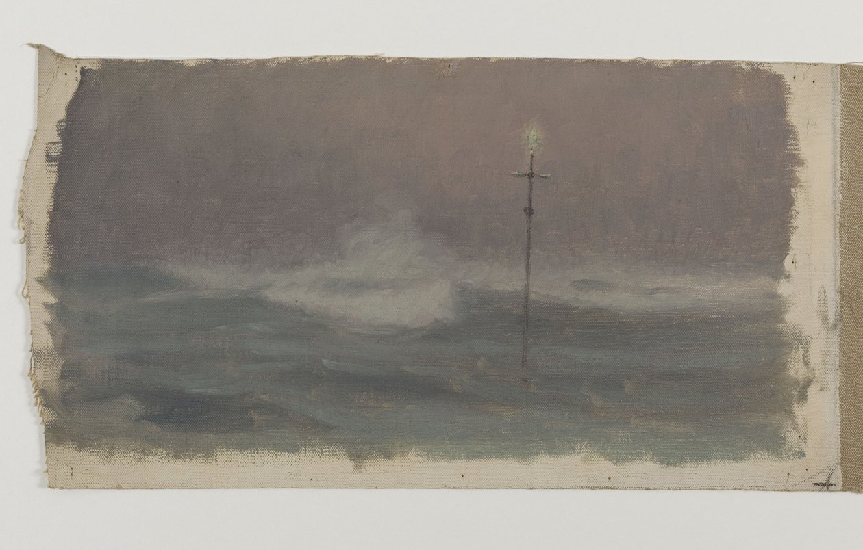 Cross and Wave, Brittany, circa 1905 by Henry Brokman Knudsen