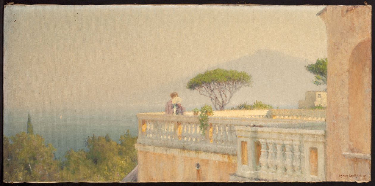Terrace of the Cocumella Hotel by Henry Brokman Knudsen