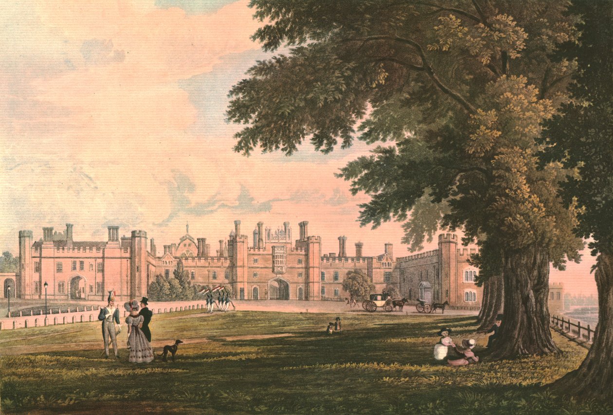 Hampton Court Palace, c. 1827 by Henry Bryan Ziegler
