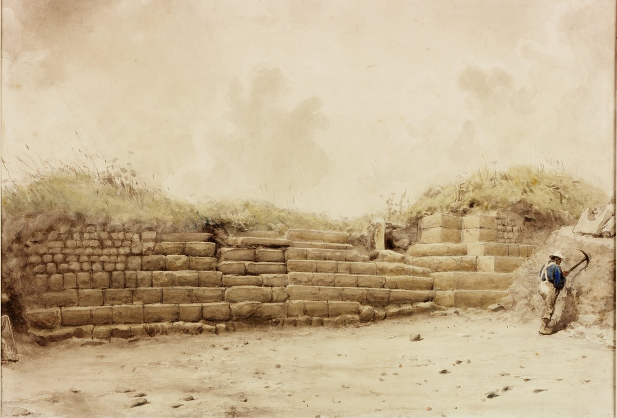 Housesteads, c.1848 by Henry Burdon Richardson