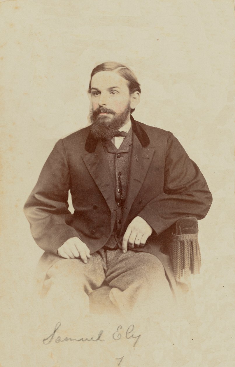 Carte-de-visite Portrait of Samuel Ely, 1862-1869 by Henry C. Phillips