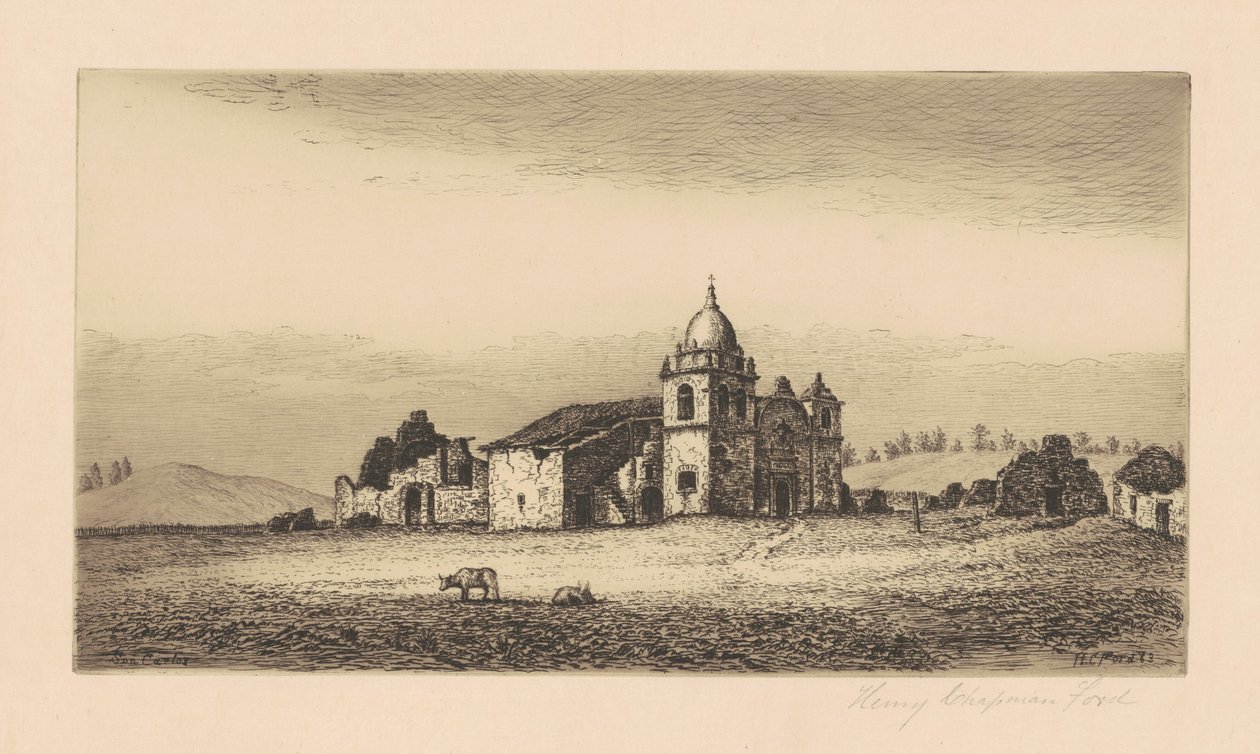 Mission San Carlos Borromeo by Henry Chapman Ford