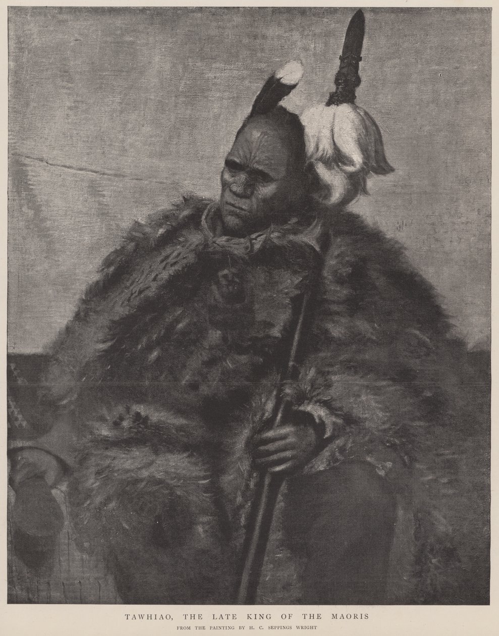 Tawhiao, The Late King of the Maoris by Henry Charles Seppings Wright