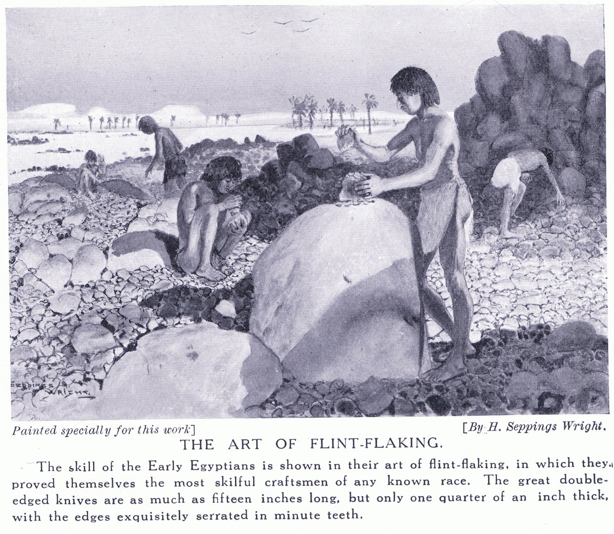 The art of flint making by Henry Charles Seppings Wright