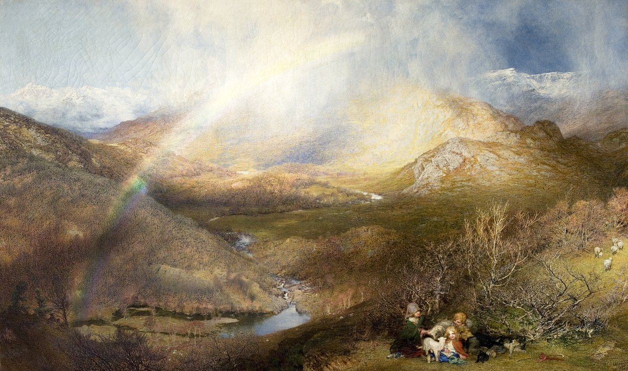 The Rainbow, 1862 by Henry Clarence Whaite