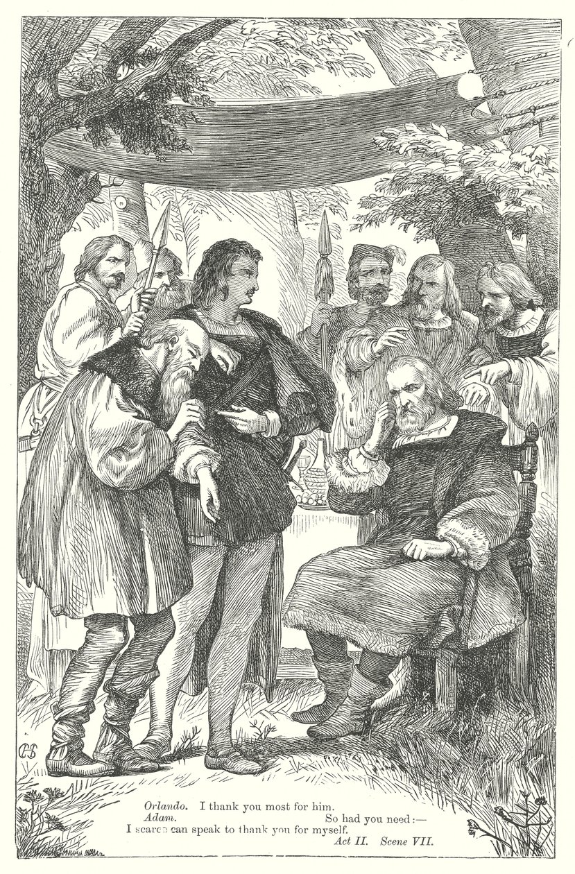 As You Like It by Henry Courtney (after) Selous