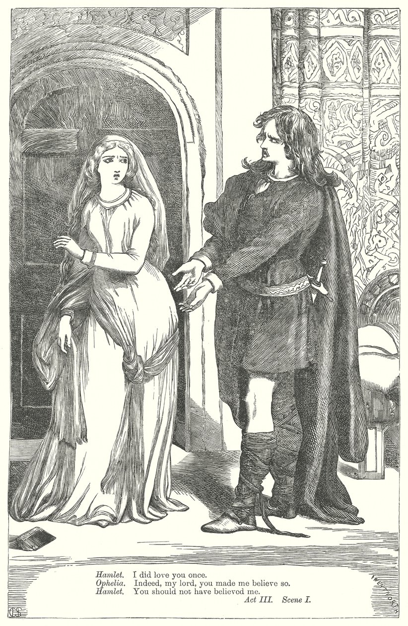 Hamlet by Henry Courtney (after) Selous