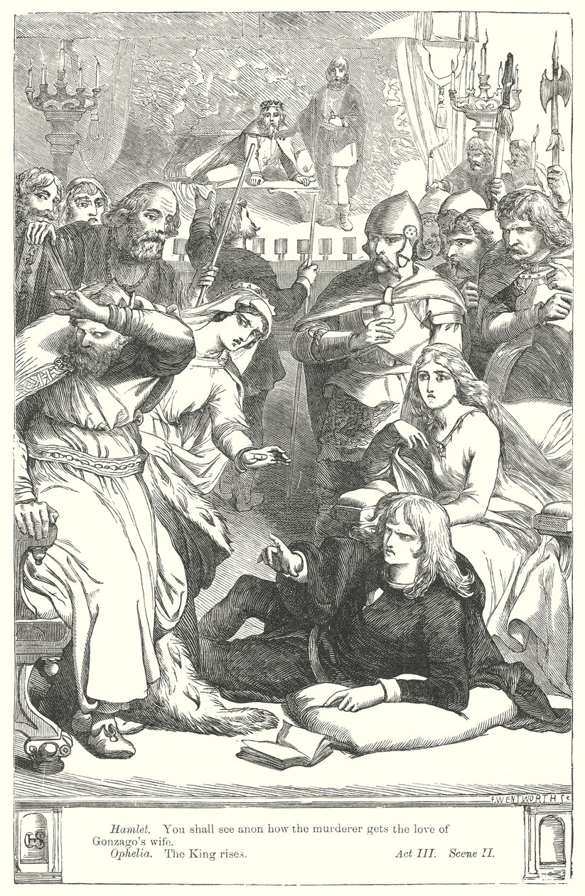 Hamlet by Henry Courtney (after) Selous
