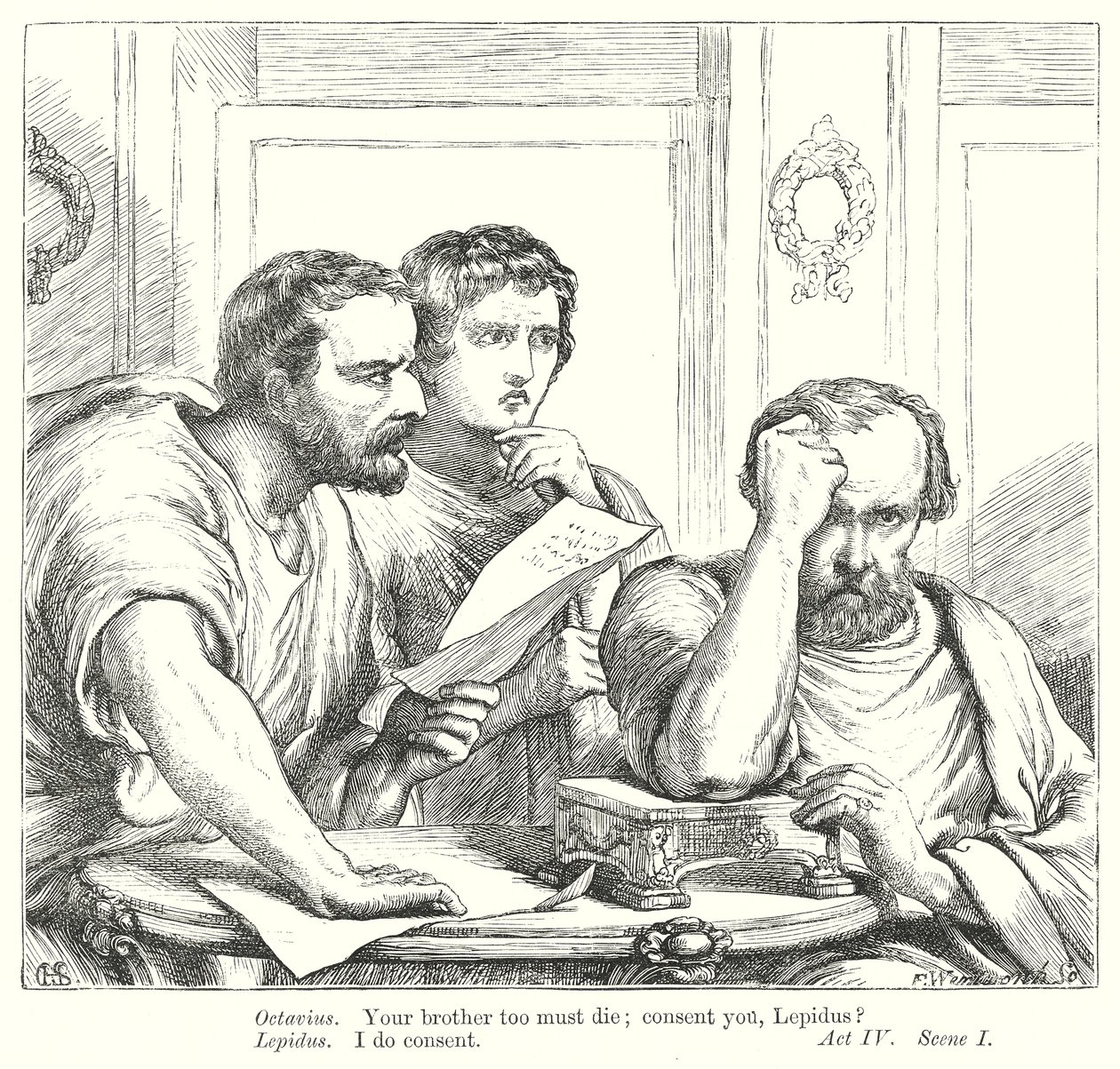 Julius Caesar by Henry Courtney (after) Selous