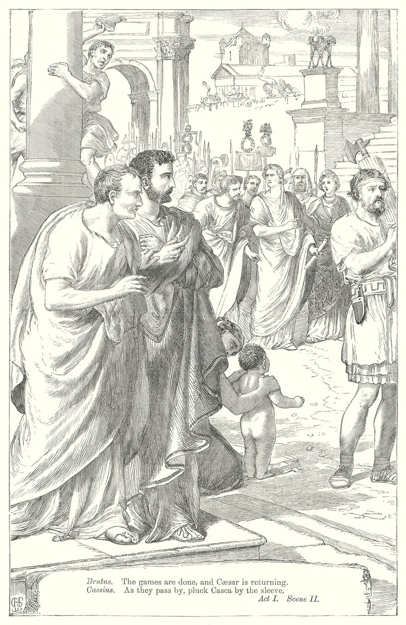 Julius Caesar by Henry Courtney (after) Selous