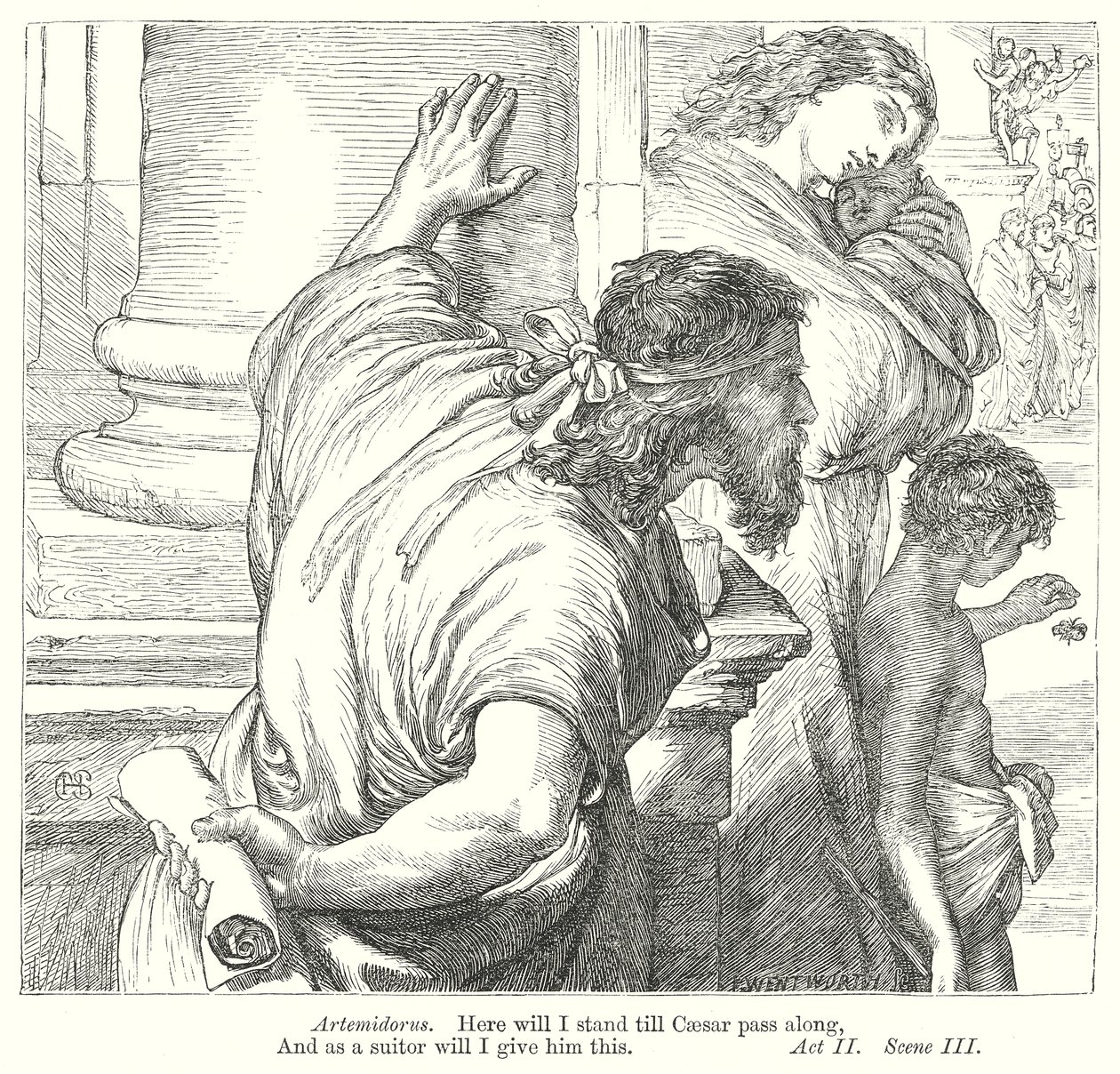 Julius Caesar by Henry Courtney (after) Selous