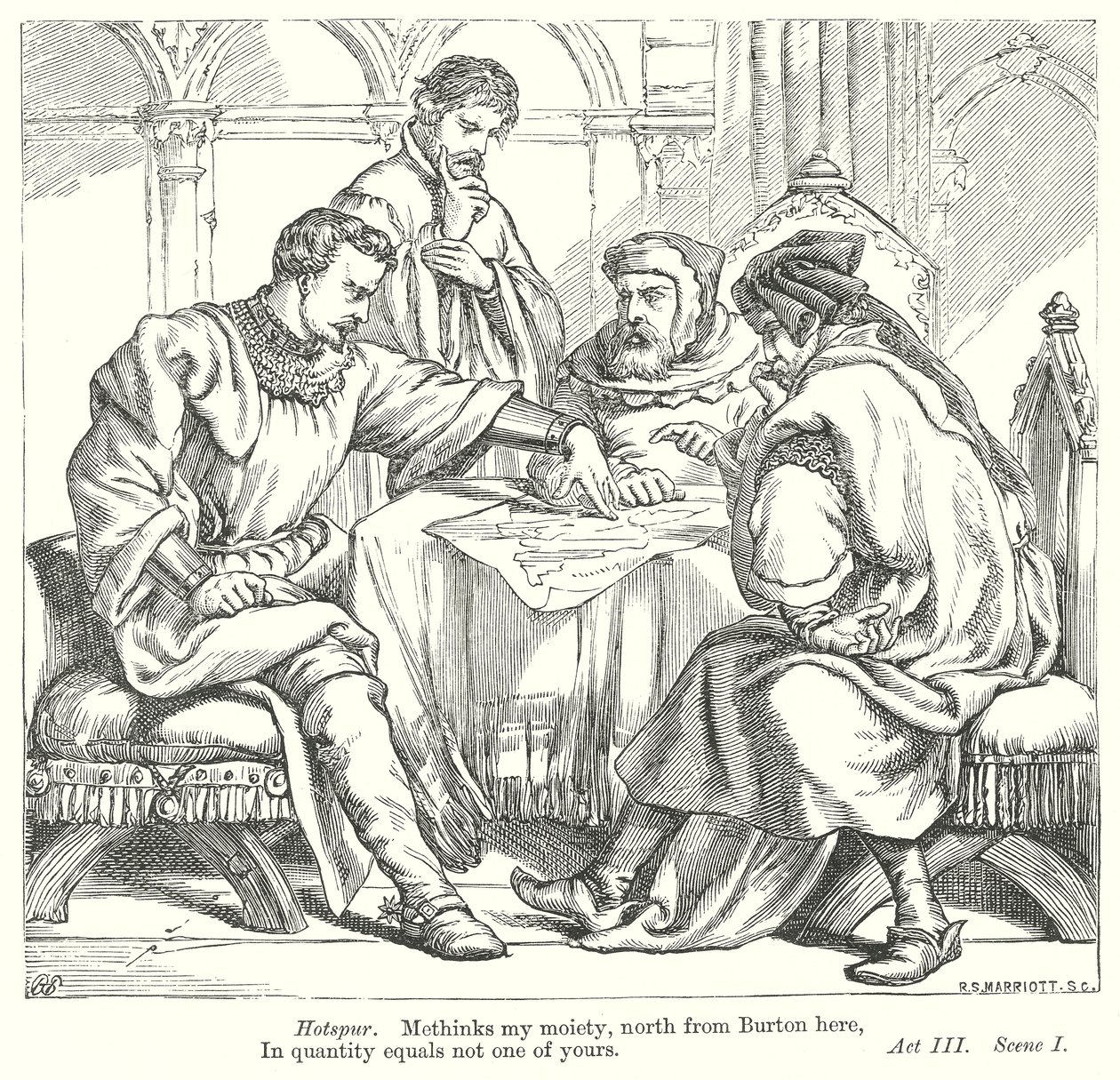 King Henry IV Part I by Henry Courtney (after) Selous