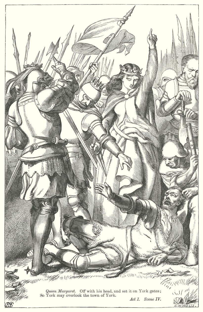 King Henry VI Part III by Henry Courtney (after) Selous