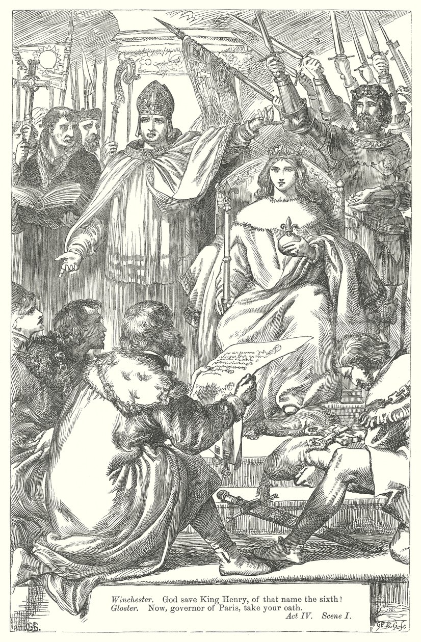 King Henry VI Part I by Henry Courtney (after) Selous