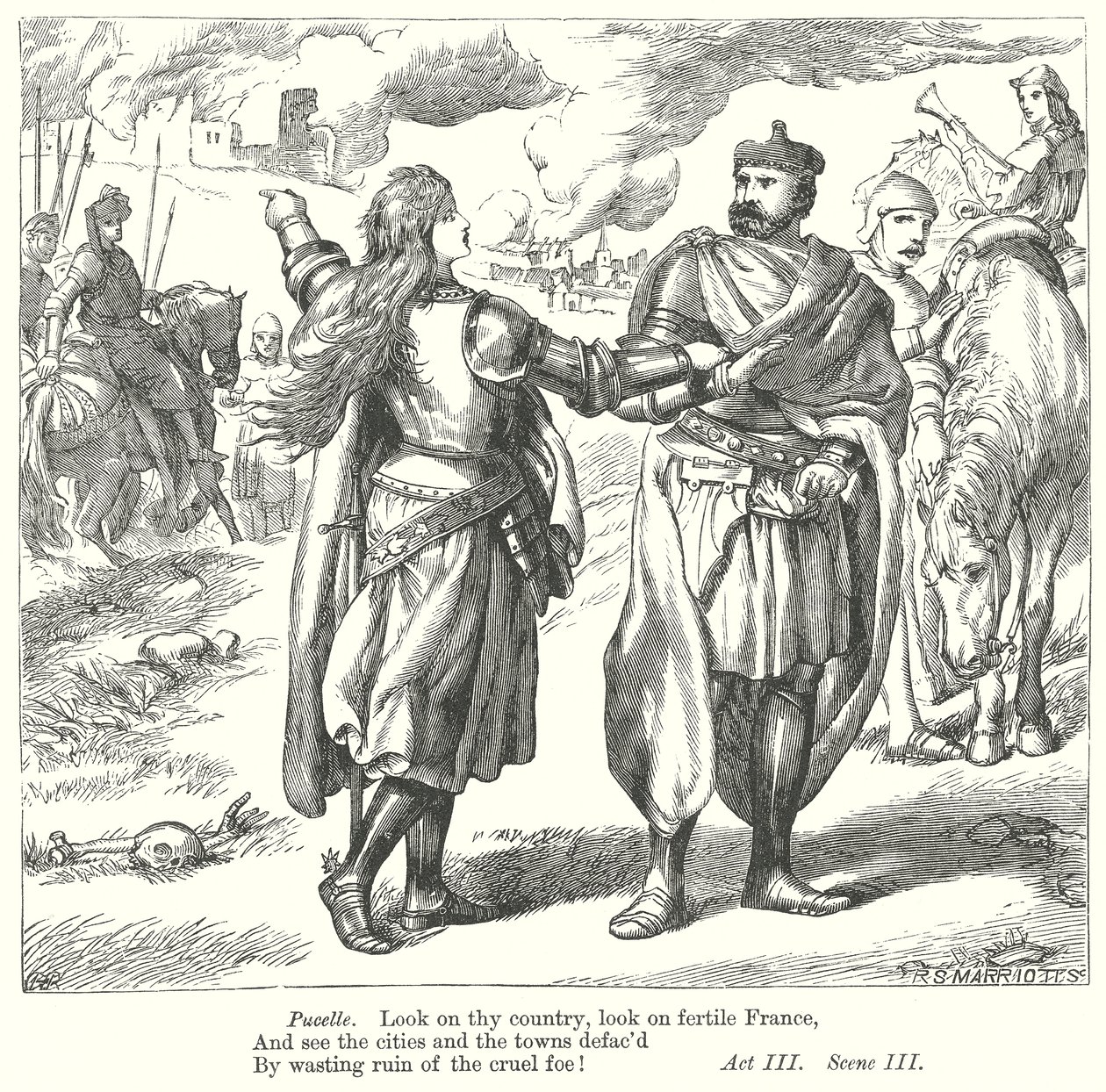 King Henry VI Part I by Henry Courtney (after) Selous