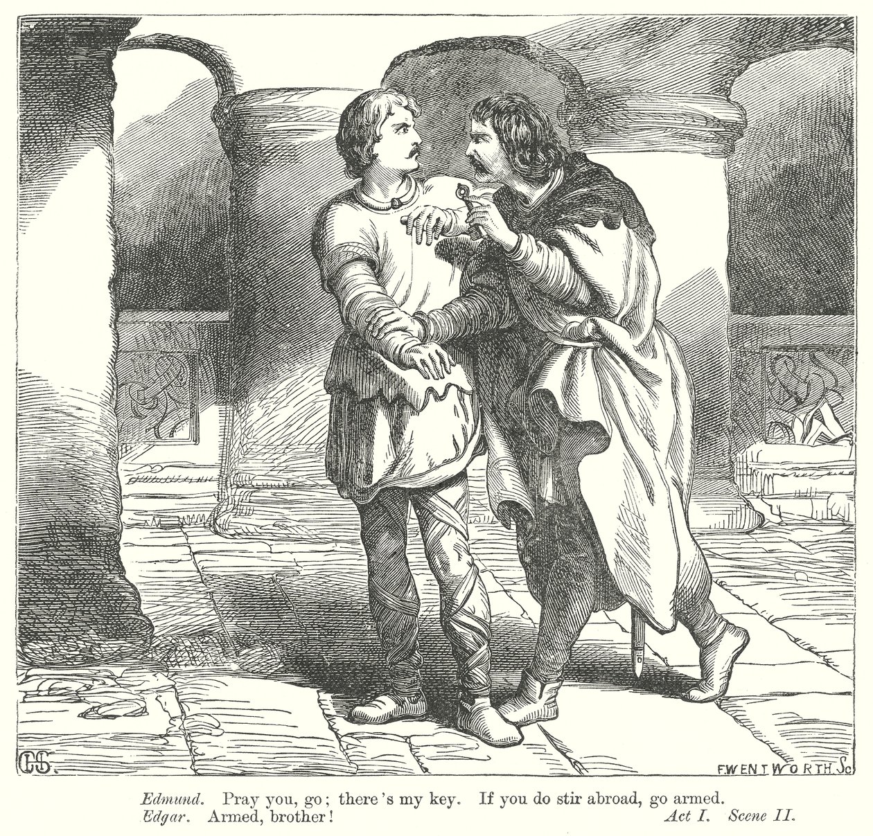 King Lear by Henry Courtney (after) Selous