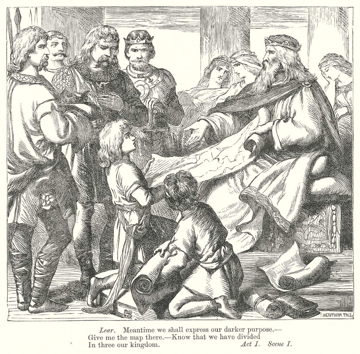 King Lear by Henry Courtney (after) Selous