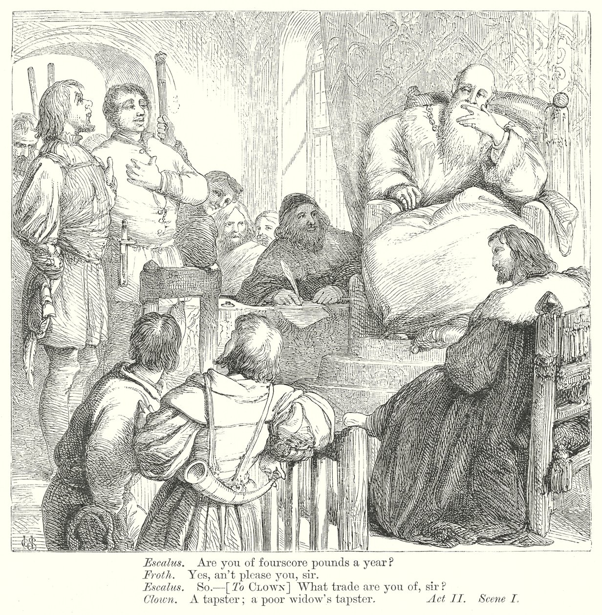 Measure for Measure by Henry Courtney (after) Selous