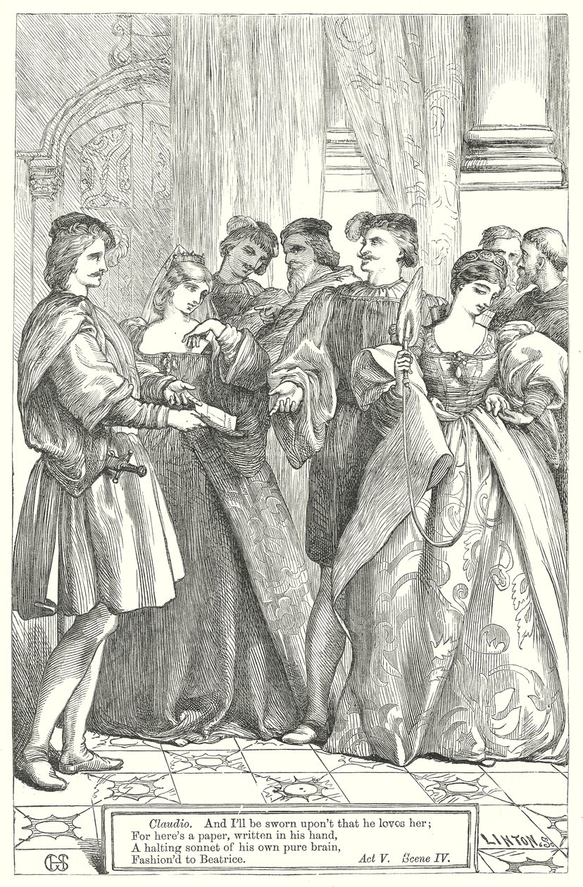 Much Ado About Nothing by Henry Courtney (after) Selous