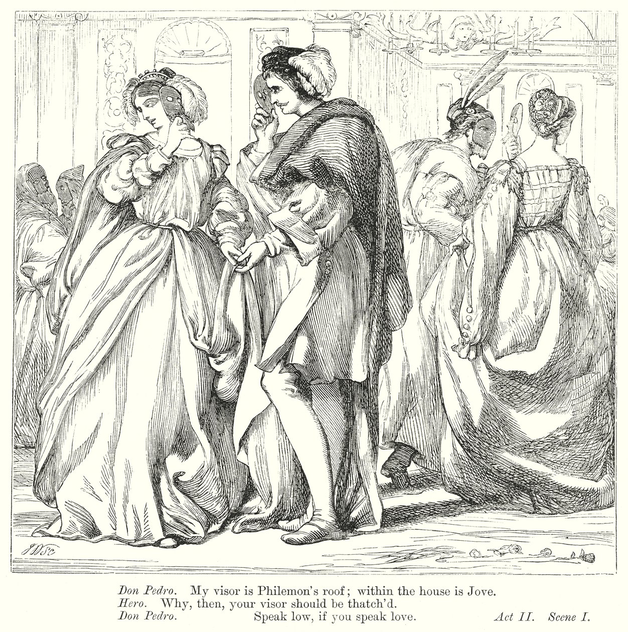 Much Ado About Nothing by Henry Courtney (after) Selous