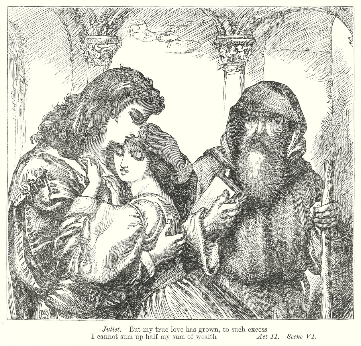 Romeo and Juliet by Henry Courtney (after) Selous