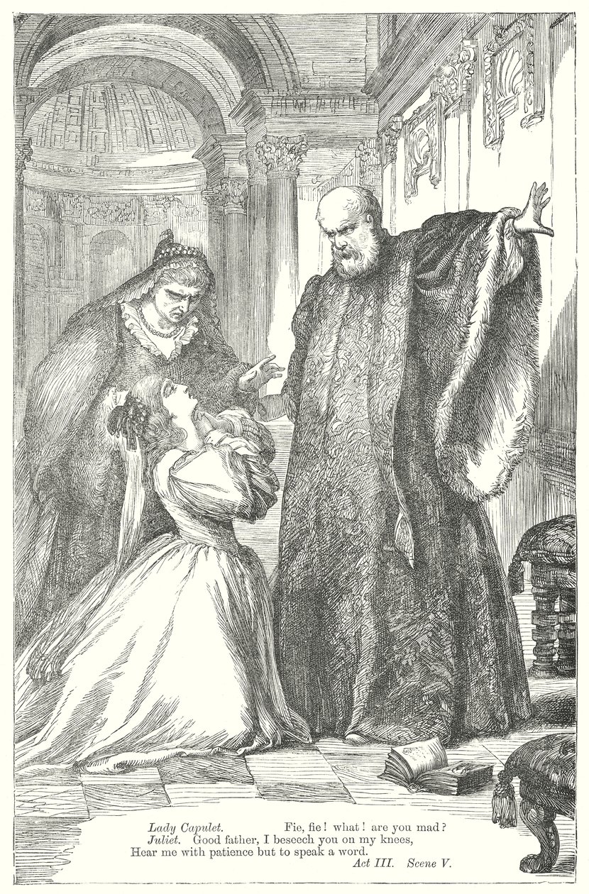 Romeo and Juliet by Henry Courtney (after) Selous