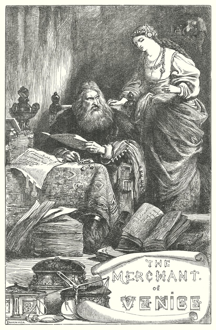 The Merchant of Venice by Henry Courtney (after) Selous