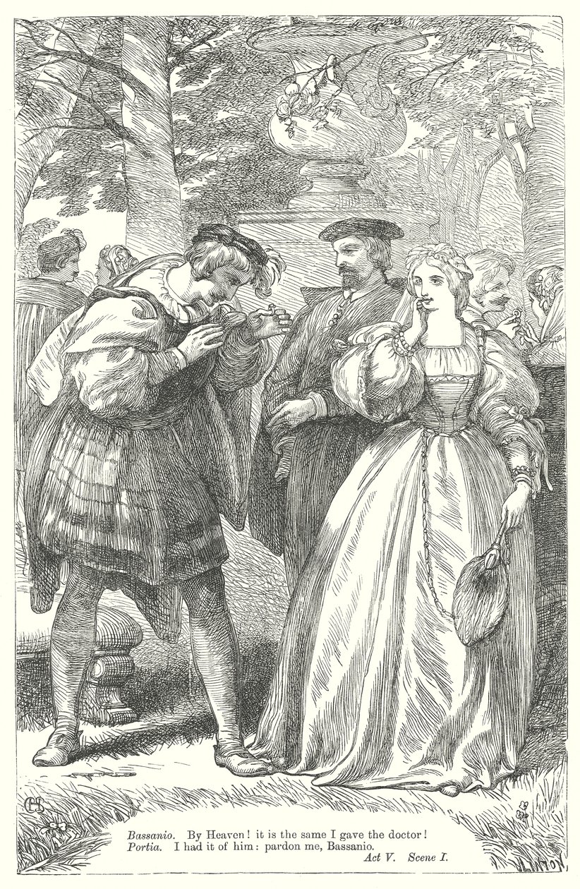 The Merchant of Venice by Henry Courtney (after) Selous