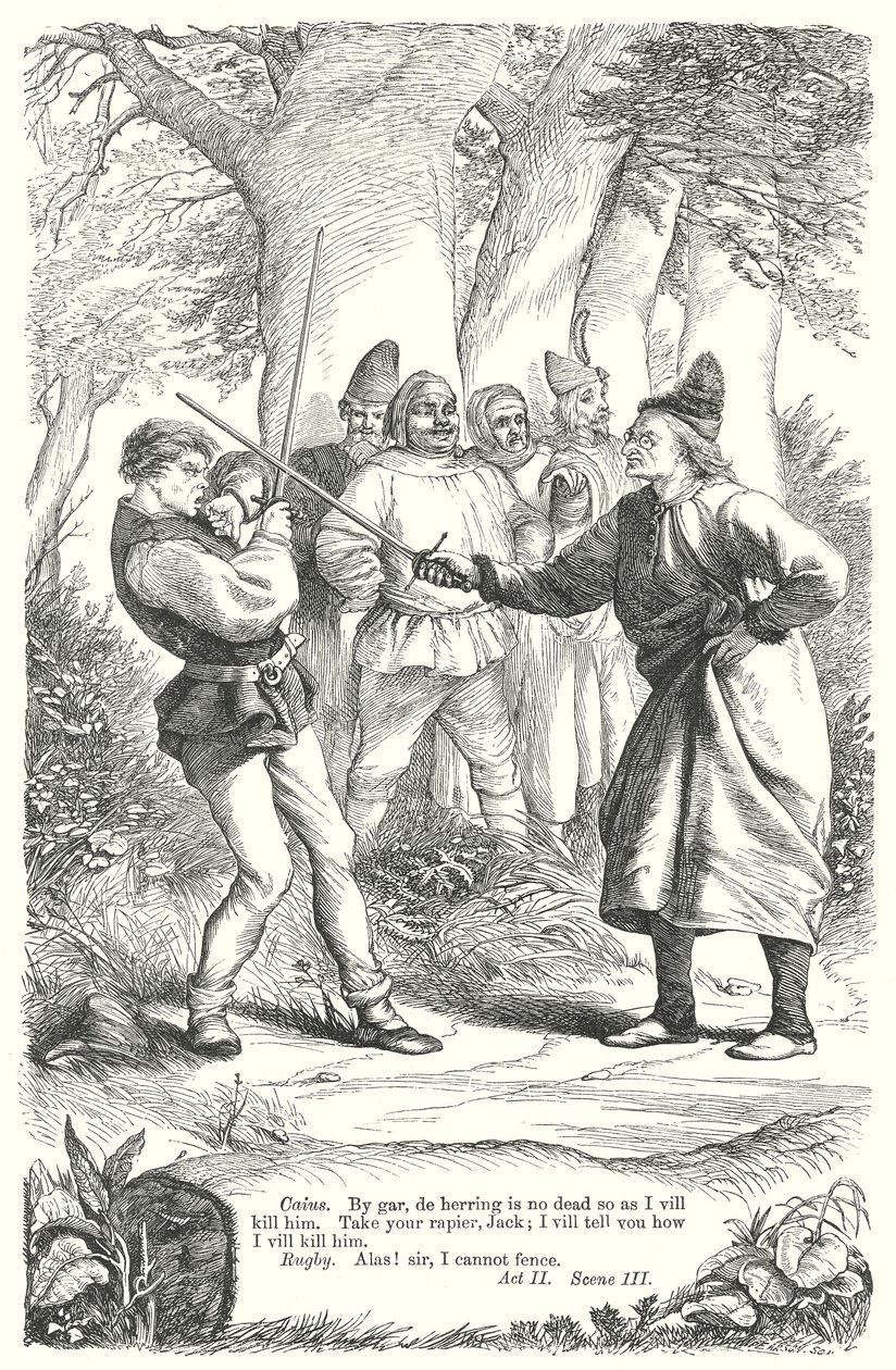 The Merry Wives of Windsor by Henry Courtney (after) Selous