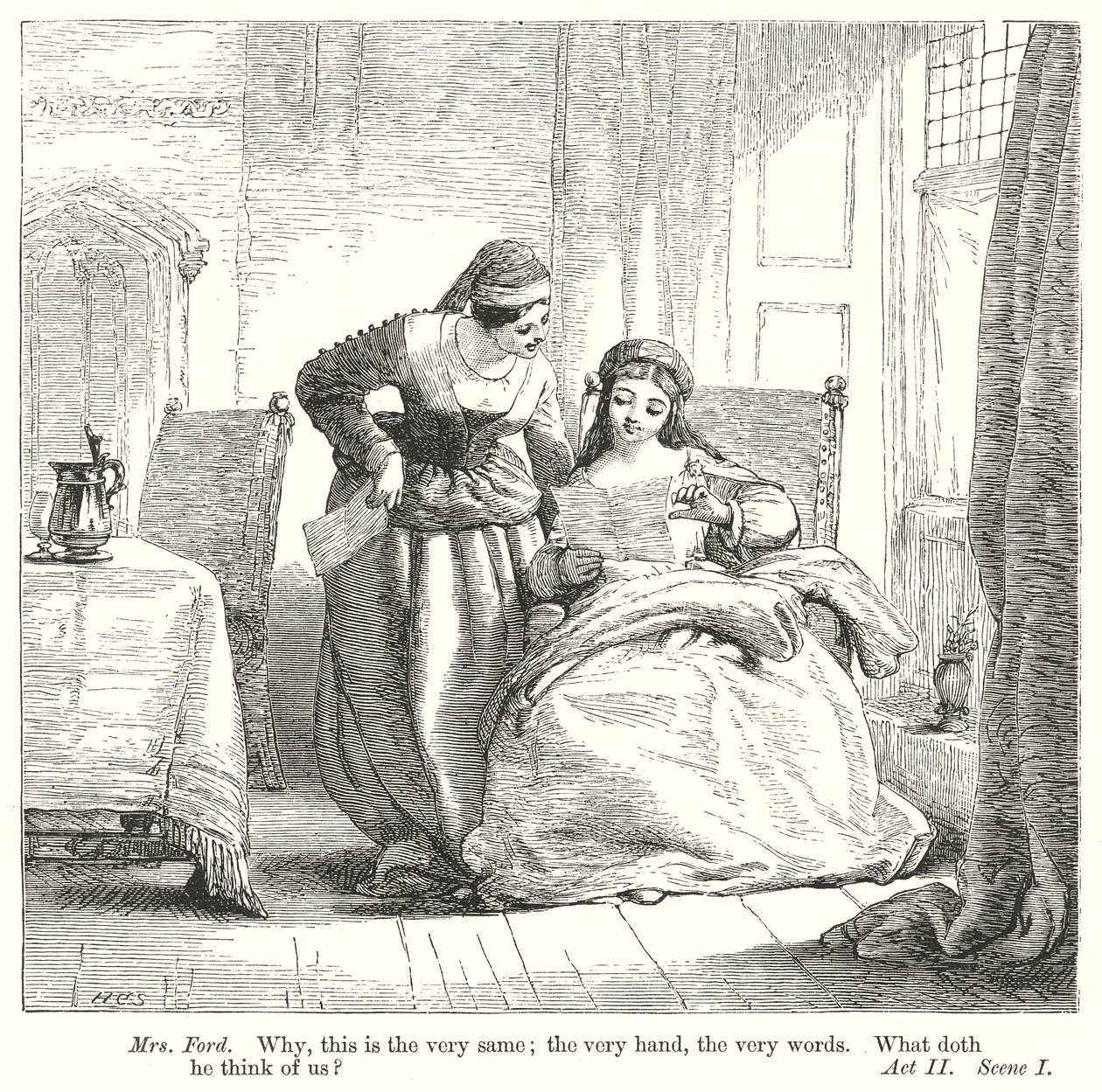 The Merry Wives of Windsor by Henry Courtney (after) Selous