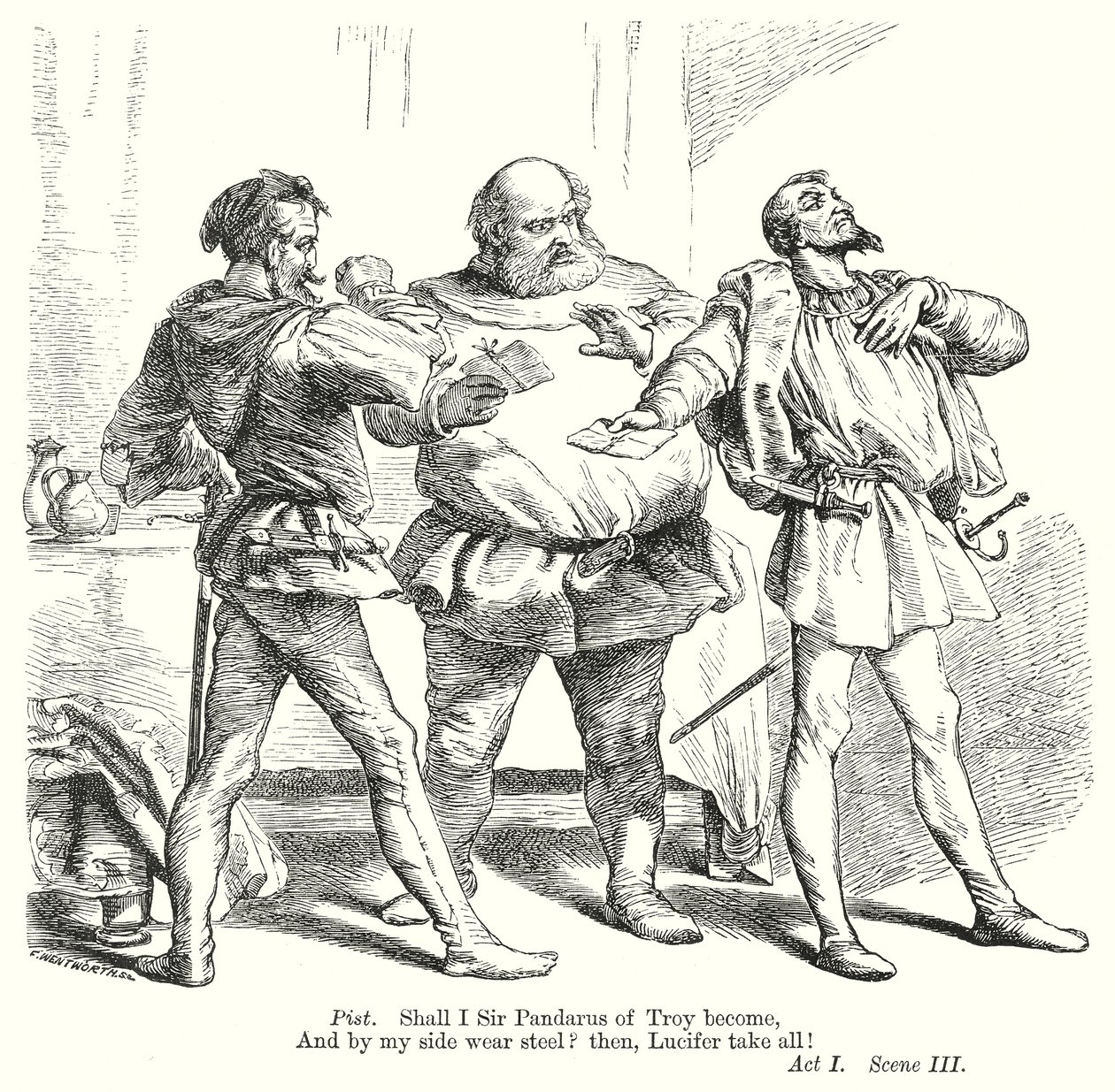 The Merry Wives of Windsor by Henry Courtney (after) Selous