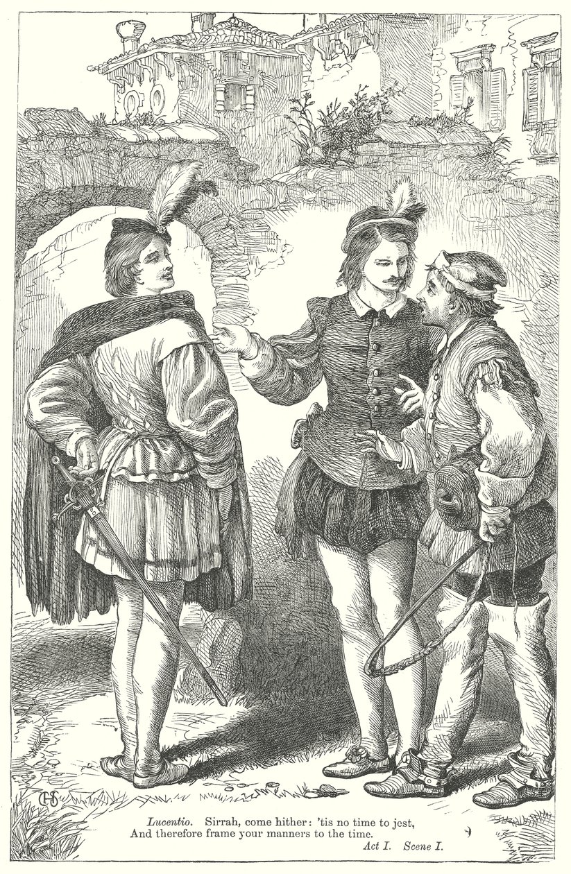 The Taming of the Shrew by Henry Courtney (after) Selous