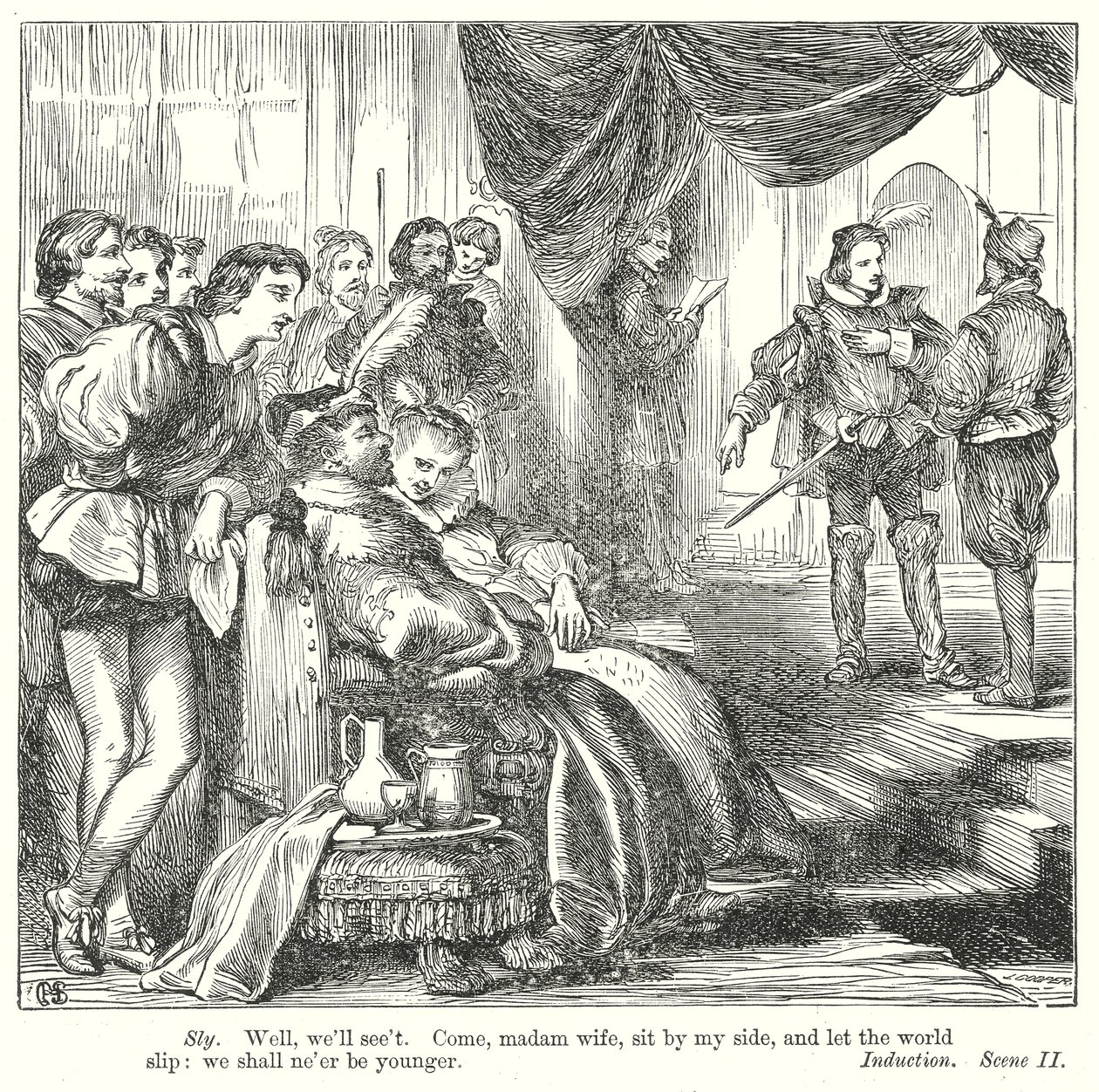The Taming of the Shrew by Henry Courtney (after) Selous