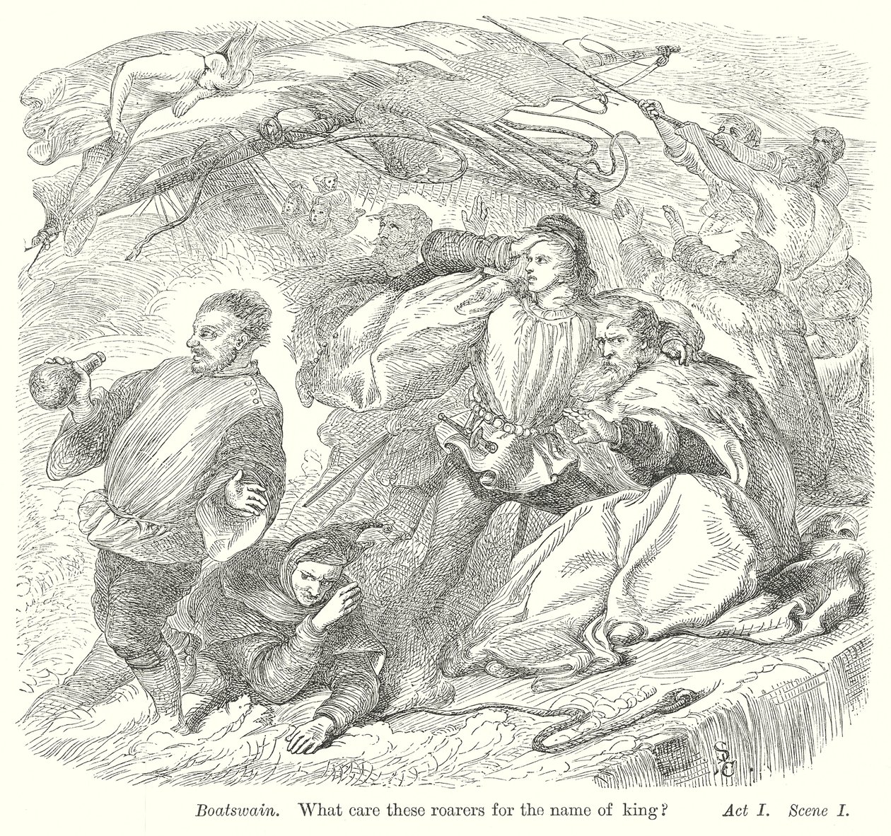 The Tempest by Henry Courtney (after) Selous
