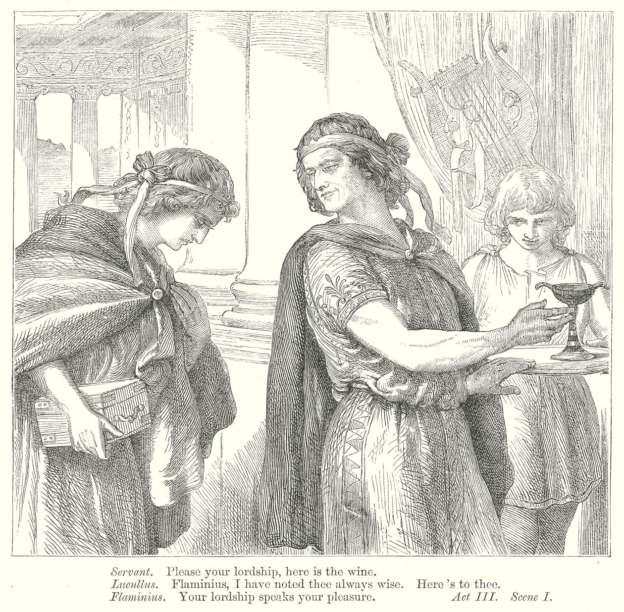 Timon of Athens by Henry Courtney (after) Selous