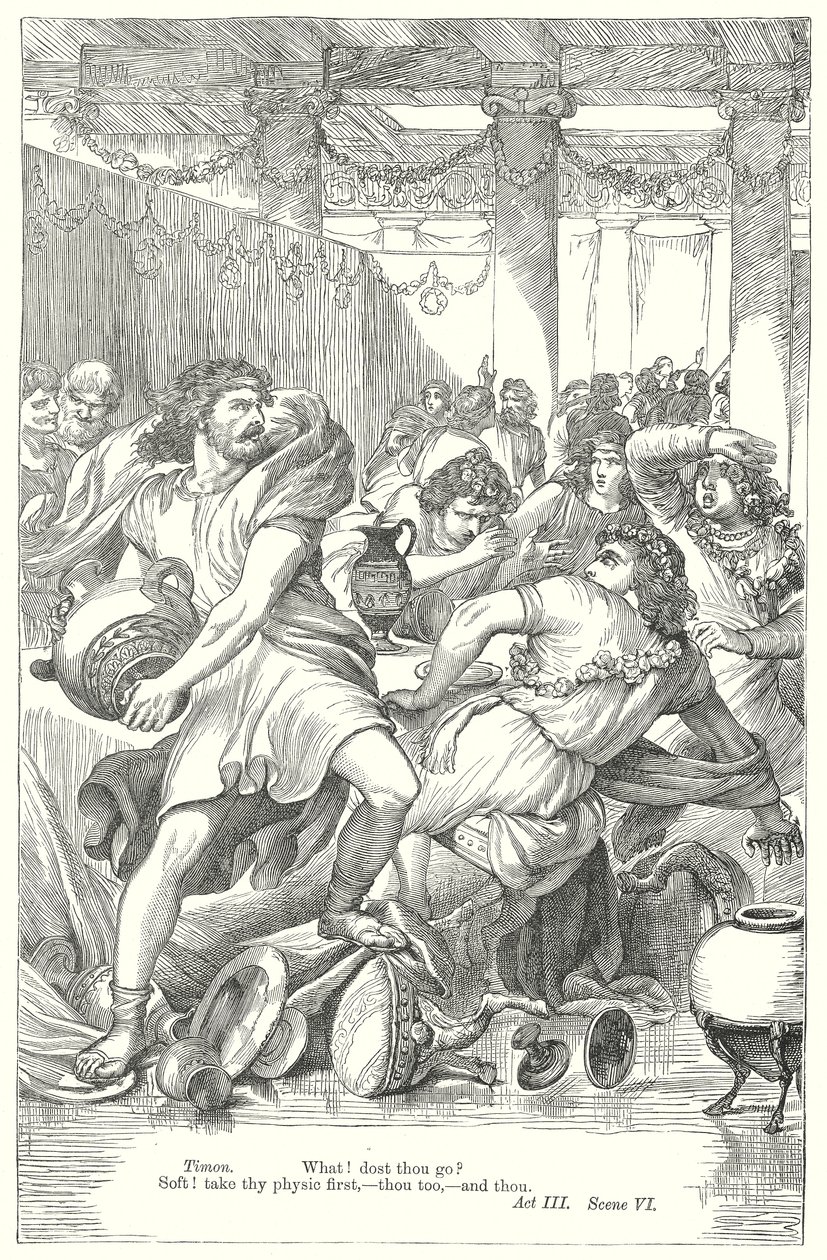 Timon of Athens by Henry Courtney (after) Selous