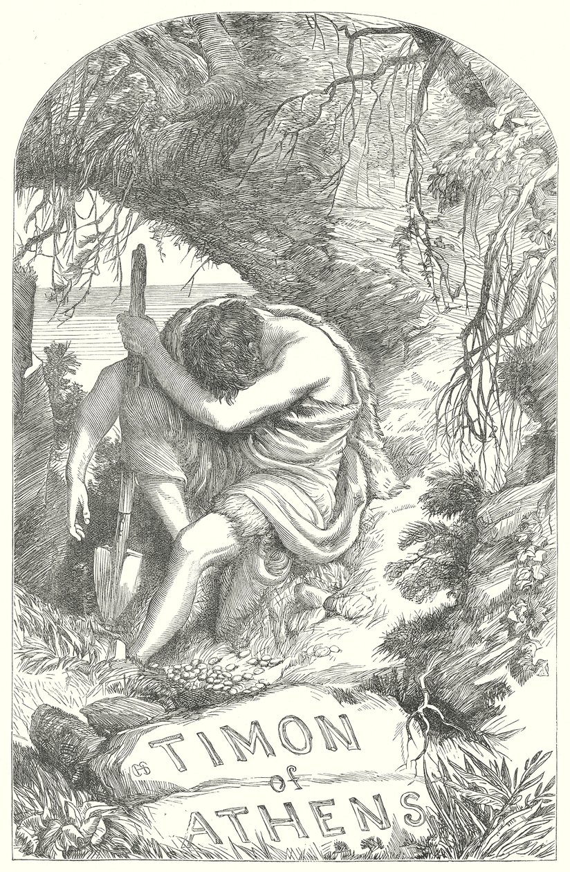 Timon of Athens by Henry Courtney (after) Selous