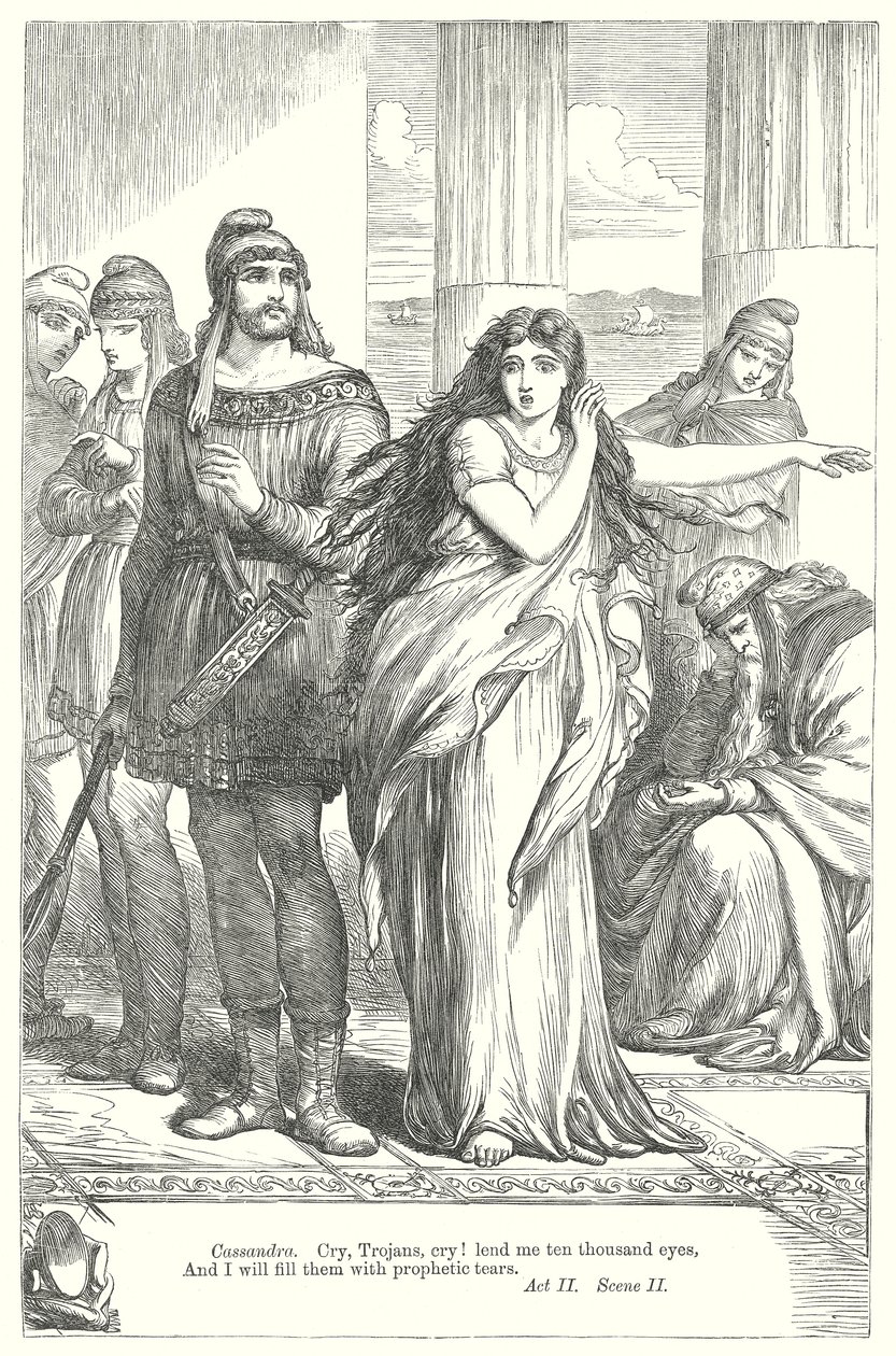 Troilus and Cressida by Henry Courtney (after) Selous