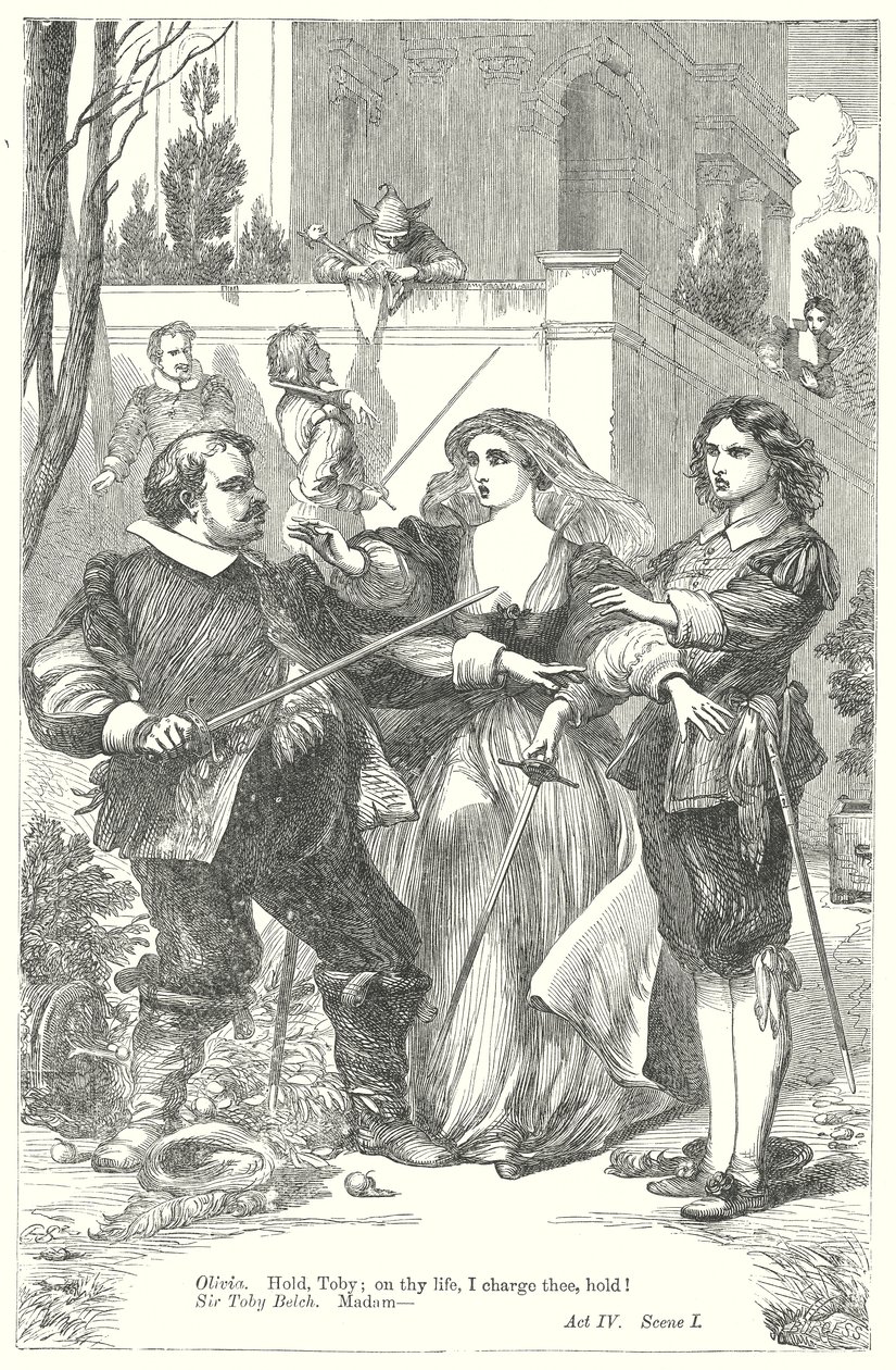 Twelfth Night by Henry Courtney (after) Selous