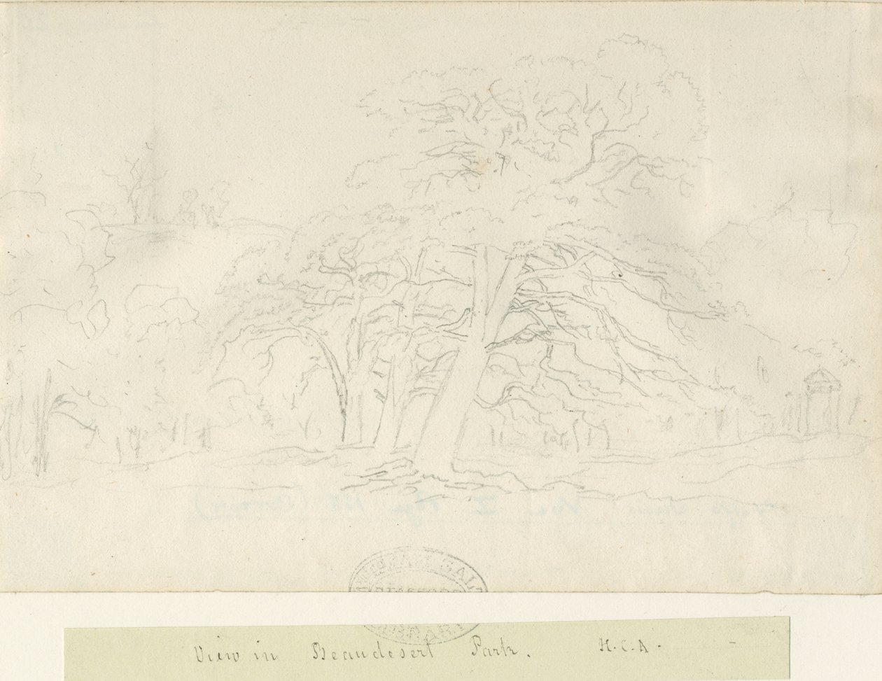 Beaudesert Park by Henry Curzon Allport