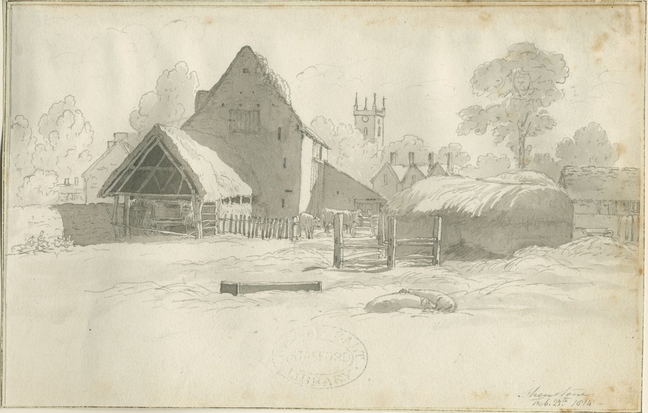 Shenstone - Farm by Henry Curzon Allport
