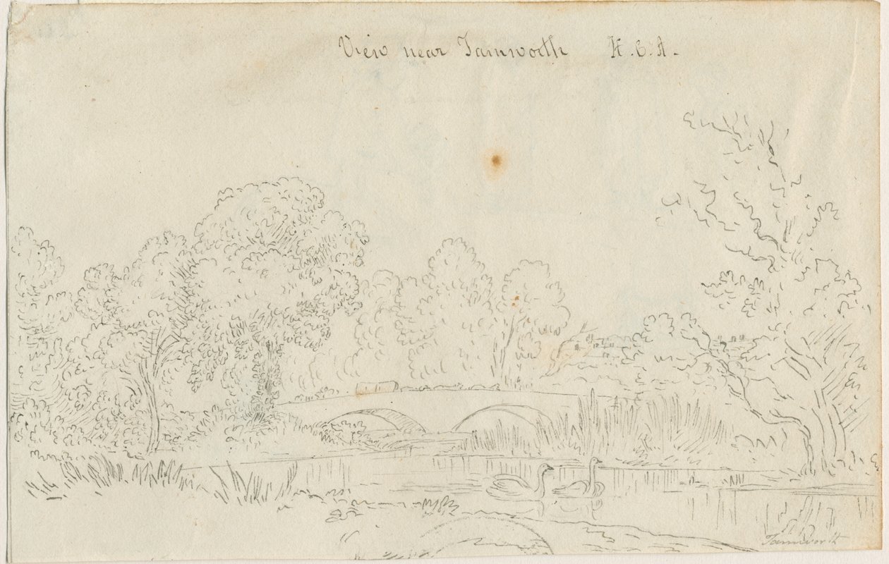 Tamworth - Bridge by Henry Curzon Allport