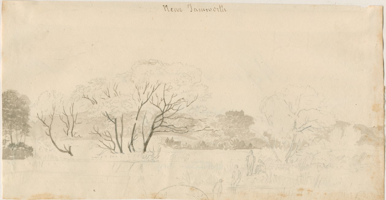 Tamworth - Distant View by Henry Curzon Allport