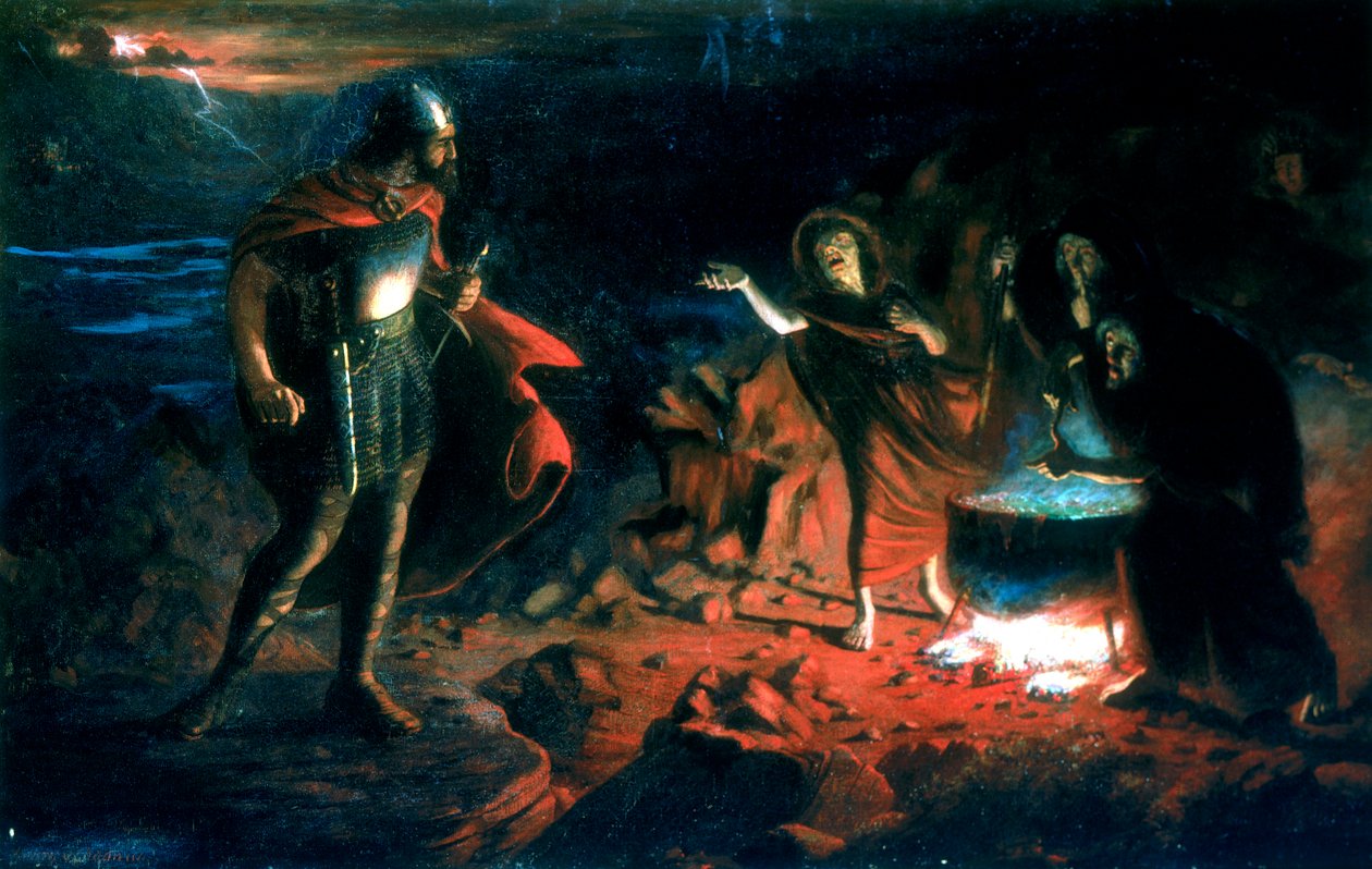 Macbeth and the Witches, late 19th century by Henry Daniel Chadwick