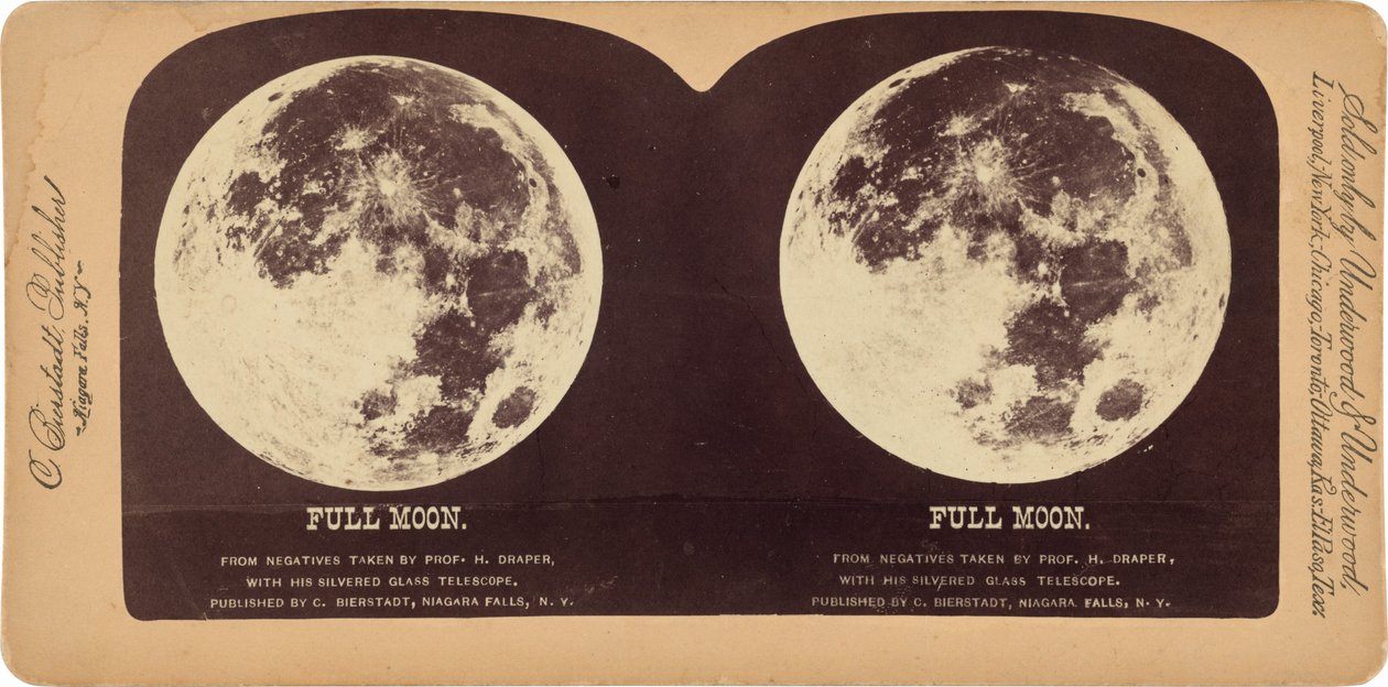 Full Moon, 1860 by Henry Draper