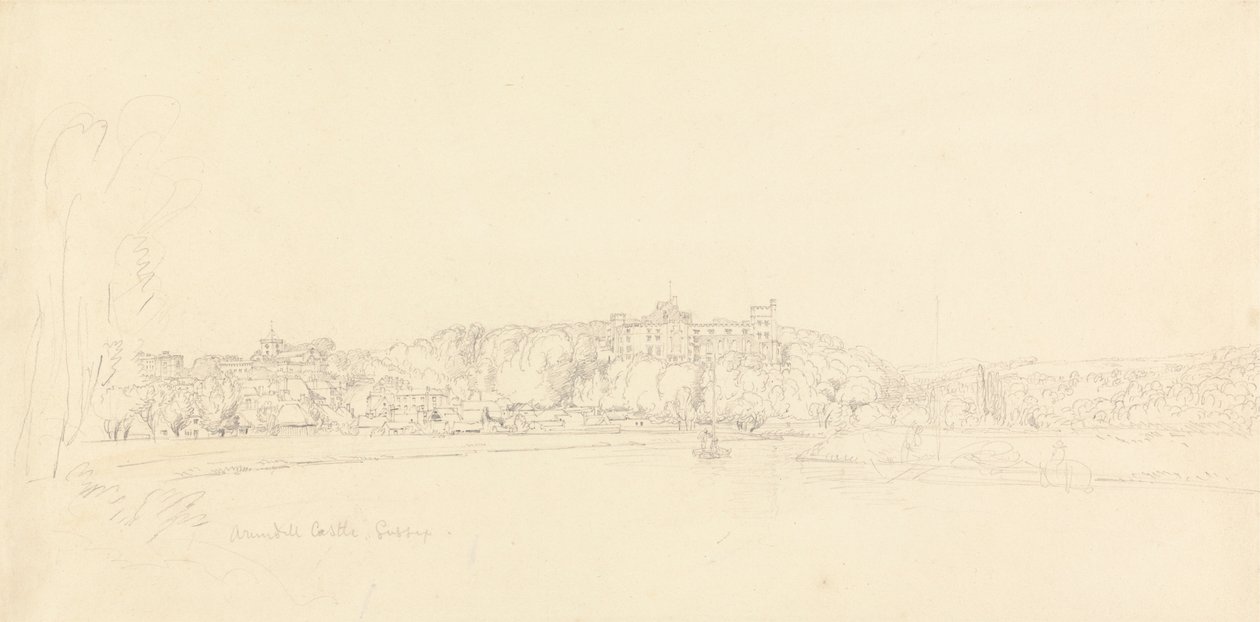 Arundel Castle, Sussex by Henry Edridge