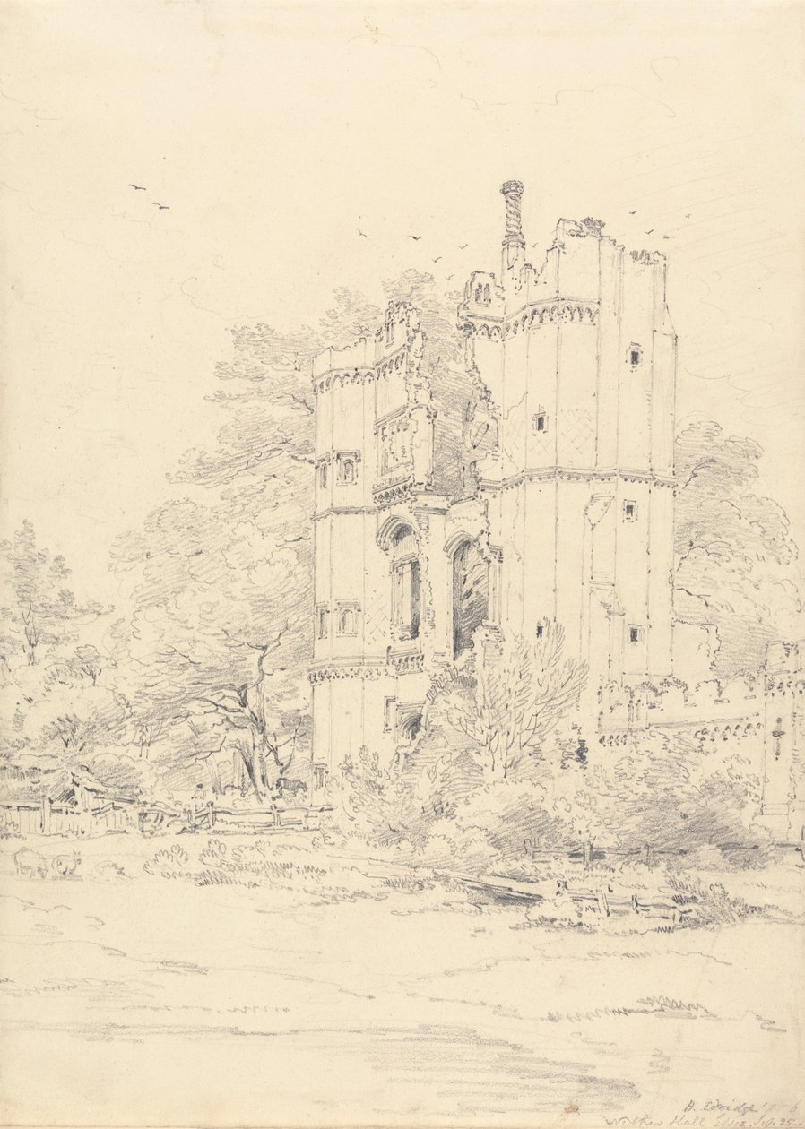 Nether Hall, Essex by Henry Edridge